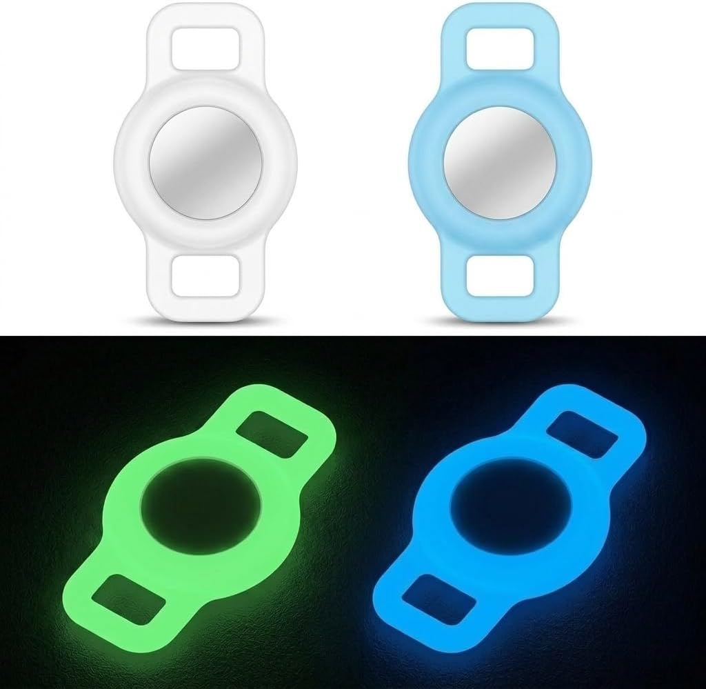 Milisten 2 Pack Protective Case for Dog Cat Collar Anti-Loss Cover Secure Sleeve Easy Install and Remove Pet Accessory Compatible with Device Transmission