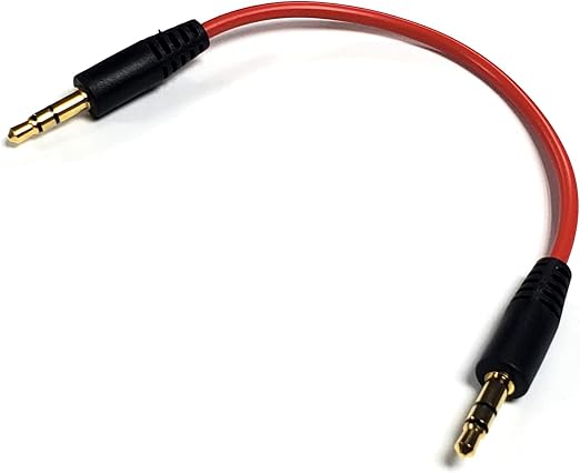 Amazon Co Jp エスエスエーサービス 3 5mmステレオミニケーブル オス オス 10cm St35 Am01r 家電 カメラ
