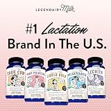 Legendairy Milk Milkapalooza Lactation Supplement for Breastfeeding Moms, Increase Breast Milk Supply with Organic Moringa, Fennel, Nettle, & Shatavari, Vegan Postpartum Essentials Fenugreek-Free 60ct