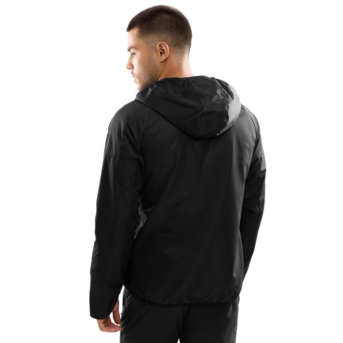 SIROKO Chaqueta cortavientos entrenamiento fitness Grand Marathon Negro