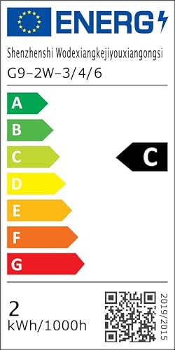 2W G9 LED Bulbs 320LM, Warm White 3000K Energy Saving Light Bulbs Equivalent to 28W 33W Halogen, No Flicker Capsule GU9 LED Bulb for Home Lighting Decor, Chandelier, Not Dimmable, 220-240V, 10 Pack - Image 8