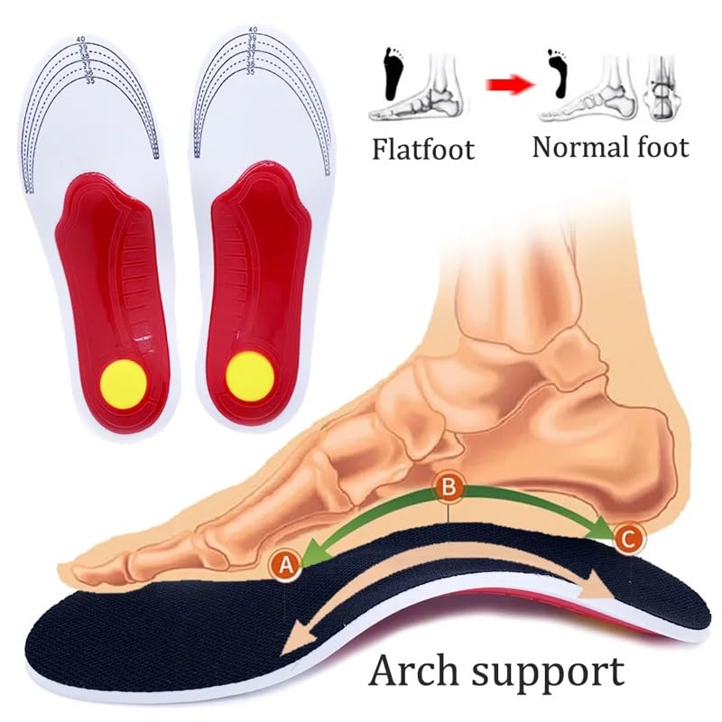 Semelles orthopédiques pour pied plat et correction de posture en taille S - 7