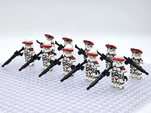 Phase 2 Clone Troopers 501St Coruscant 212Th Clone Commandos Battle Sets Action Figures Sets (91St Barc Troopers 10Pcs) #TOP15