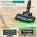 Zefiro 350W Cordless Vacuum Cleaner,45Mins Runtime Vacuum Cleaners for Home, Anti-Tangle and 1.5L Dust Cup, Lightweight Vacuum for Hardwood Floor Carpet Pet Hair (Green01)