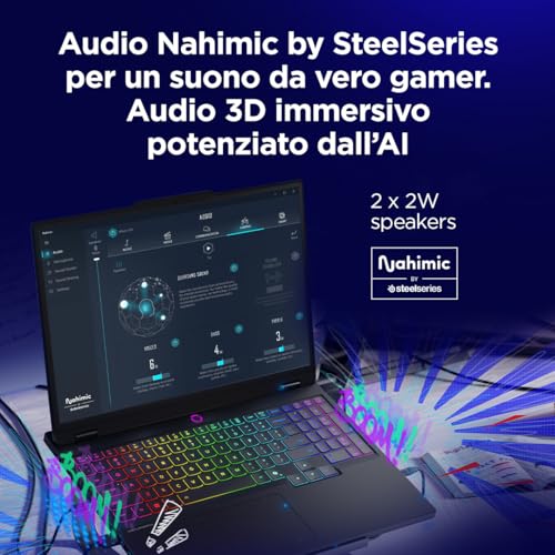 Legion 5 Gaming Laptop - Display OLED WQXGA 15" 165Hz, Nvidia GeForce RTX 5070 8GB, Intel Core i7-14700HX, RAM 32GB, SSD 1TB, Windows 11 Home, Tastiera RGB italiana - Eclipse Black - Notebook - Immagine 4