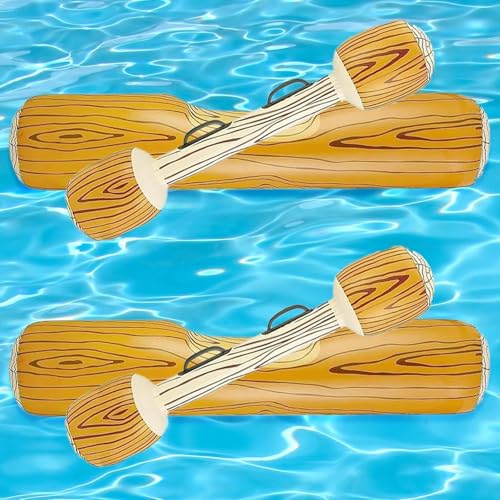 Set de 4 Juguetes Inflables Flotantes para Piscina, Troncos de Batalla con Remos, Juguetes Acuáticos para Niños y Adultos, Ideal para Fiestas de Verano Set de 4 Juguetes Inflables Flotantes para Piscina, Troncos de Batalla con Remos, Juguetes Acuáticos para Niños y Adultos, Ideal para Fiestas de Verano
