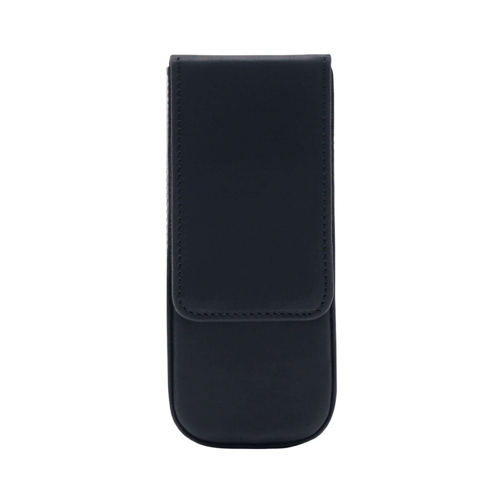 DUMRALBQE Wooden Jewelry Box Leather Pen Pouch 3pcs Handmade Drawer Organiser for Storage and Organization(Noir)