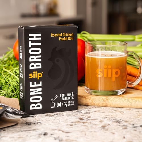 Siip Chicken Bone Broth Packets, 25 Packets 8g Protein | Keto & Paleo Friendly, Gluten Free - 3