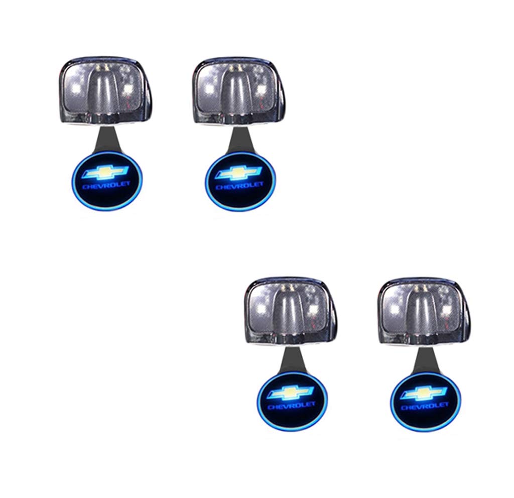 Vocado Stick On Door Ghost Car Shadow Light Set of 4 Chevrolet Cruze Type 2 (20142015