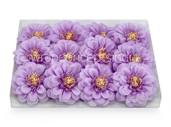 Image of WRAP Concepts Artificial Dahlia Flower Head for Home Decoration and Craft (Mauve)