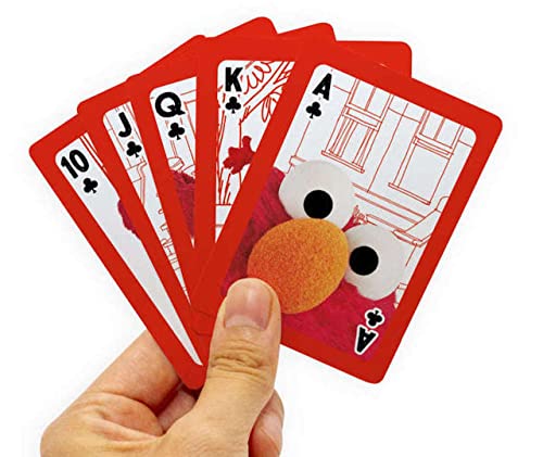 Cartas de juego Elmo Sesame Street tamaño póker miniatura 3