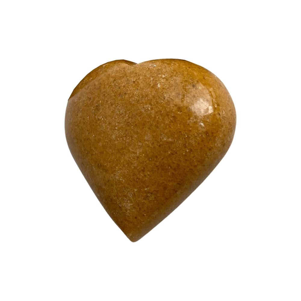 Crystal Heart, 5-7cm, Yellow Aventurine