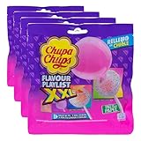 Chupa Chups XXL, Caramelo relleno de Chicle con Palo de Sabores Variados, Bolsa de 5 unidades de 29gr. (Paquete de 4)