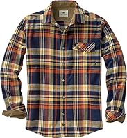 Legendary Whitetails Men's Standard Buck Camp Flannel Shirt, Homestead Plaid, XX-Large