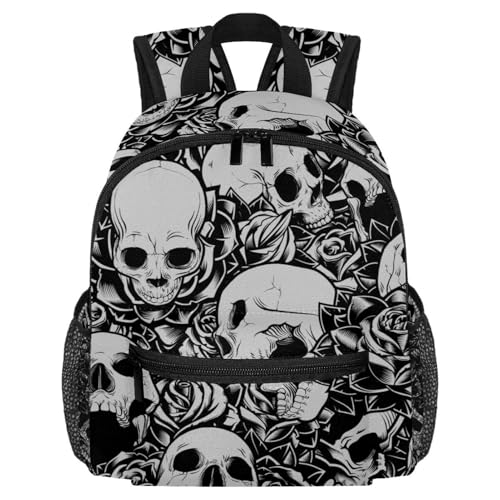 Sac à dos enfant multicolore motif pois et bonhomme de neige, cadeau utile 3-8 ans