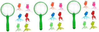 TOYANDONA 3 Conjuntos De Rede De Pesca Tomar Banho Crianças Brinquedo Produtos De Banho Rede Arrastão Peixe De Borracha Macia Criança Peixinho Pequeno Modelo De Peixe Peixe Desenhos
