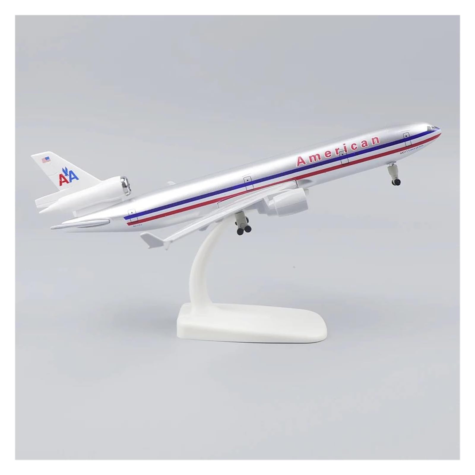 Modelo de avión 20cm 1:400 McDonnell MD-11 Tailandia juguete coleccionable de aleación de metal
