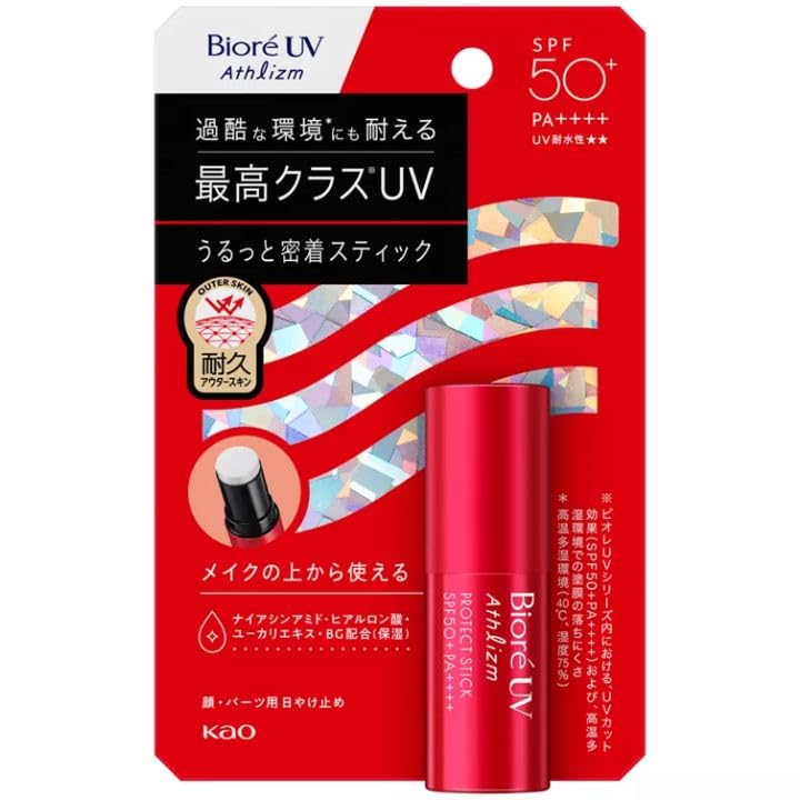 花王　ビオレ　ＵＶ　アスリズム　プロテクトスティック　10g×6個 Amazon.co.jp: 【赤・スティック】花王 ビオレUV アスリズム