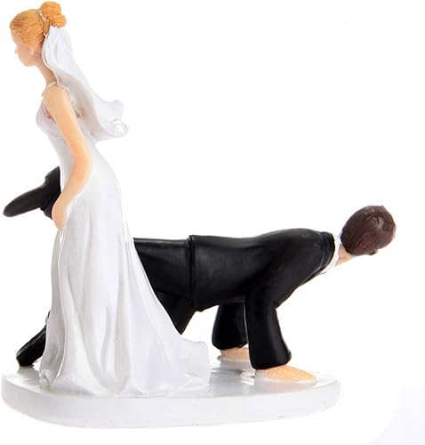 Miniatura 3 de Riverbyland Decoración para pastel de boda de novia Drag Novio