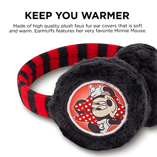 Disney Winter Earmuffs Warmers And Kids Gloves Sets, Minnie Mouse, Black, Little Girls, Ages 4-7 #TOP3