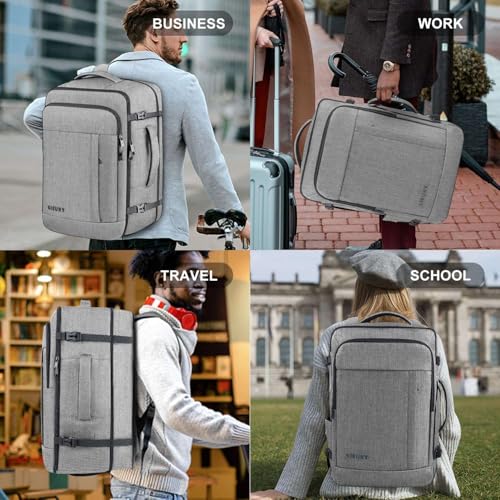Carry on Backpack, Extra Large 40-50L Travel Backpack for Men & Women, Expandable for Airplanes, 17 Inch Laptop Backpack, Luggage Suitcase 40L Daypack Lightweight Business Weekende image 6