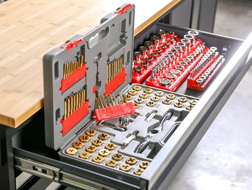 image for ARES 10079-76-Piece Master Ratcheting Tap and Die Set – Metric and S