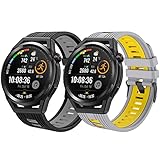 Songsier Pulseira Huawei Watch GT Runner, Correa de Silicona para Huawei GT 3 46mm/GT2 46mm/ GT Active/Watch 2 Classic/Galaxy watch 3 45mm/Galaxy Watch 46mm/Gear S3/Honor Watch Magic 46mm