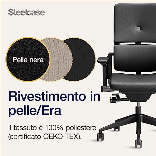 Sedia ergonomica per ufficio Please con supporto lombare regolabile Leather - Sedia gaming - Immagine 7