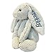 Personalised Embroidered Plush Bunny, Custom Plush Toy Child's Easter Gift, Baptismal Gift with Child's Name