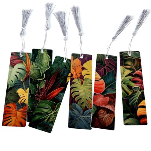 Marque-pages plantes tropicales pour vos lectures au bureau ou en vacances