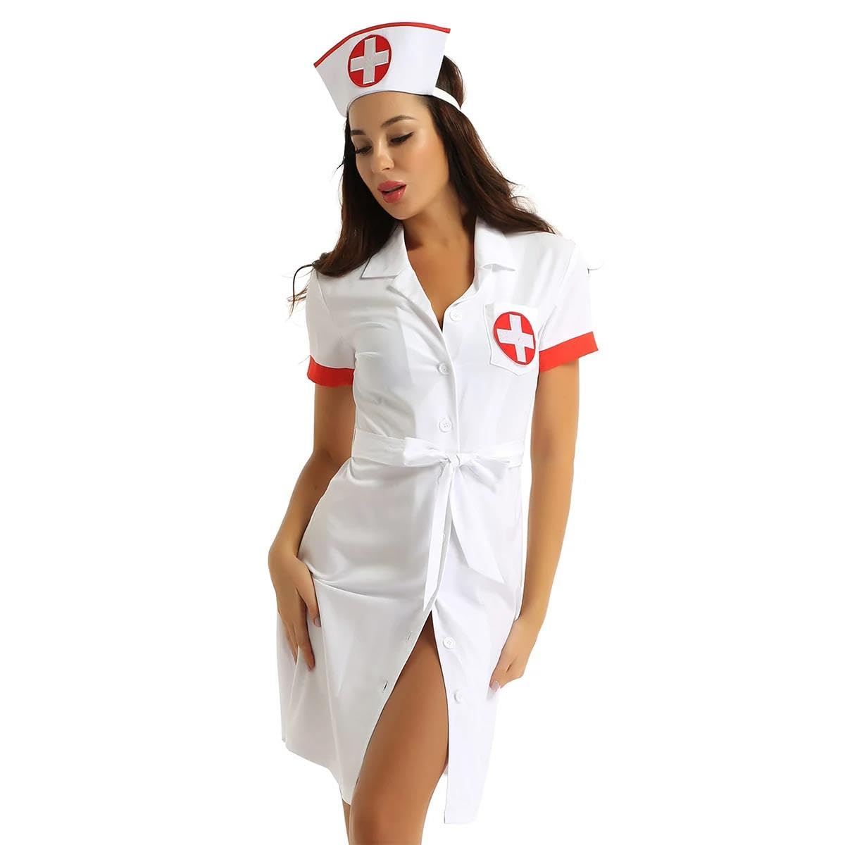 Lencería Sexy Vestido De Cosplay De Enfermera