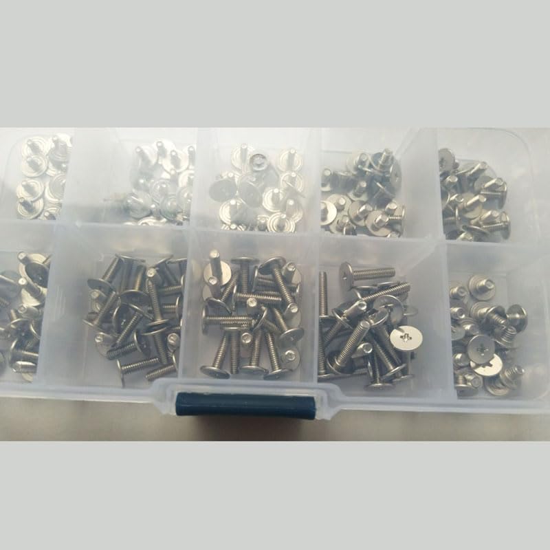 200PCS Phillips Screw Thin head Flat head Small Screws Kit 7mm Thick head M2 M2.5 M3