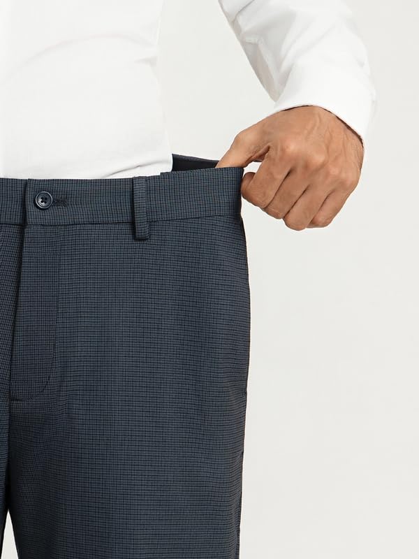 Image of The Pant Project Luxury PV Lycra Stretchable Formal Pants for Men | Stylish Relaxed Fit Men's Wear Trousers for Office or Party | Mens Fashion Dress Trouser Pant
