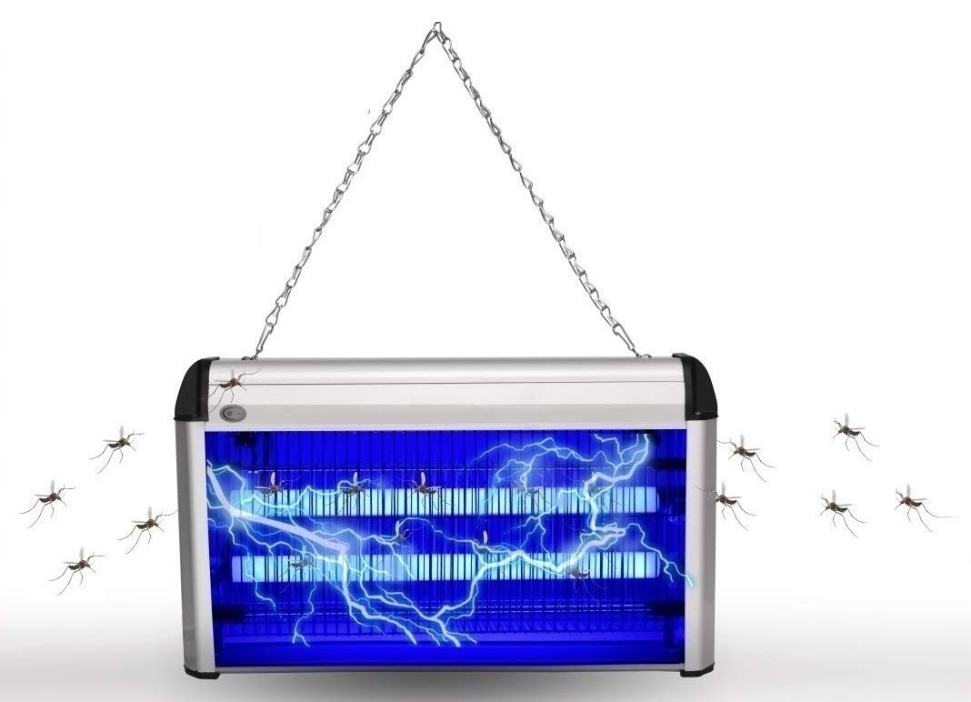 KATTICH (38W) Electric Bug Zapper/Insect Killer Machine Wall/Floor Mount with Dual UV Light for Flies & Insect Suitable for Home, Cafe, Hotel, and Restaurant (NOT for Mosquitoes)