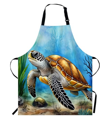 WONDERTIFY Sea Turtle Apron