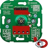 gira tronic dimmer für led Kompatibel mit Schalterprogramme von Busch-Jäger, Gira, Berker, Jung und vieles mehr durch mitgelieferten Adapter