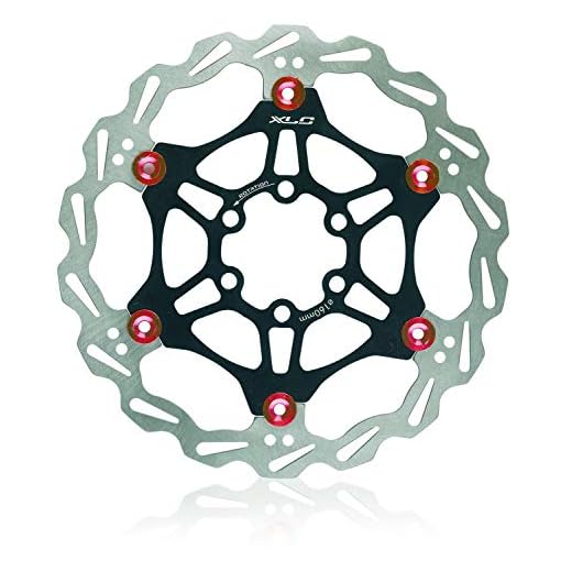 XLC 2500321600, Disco Per Freni BR X50 Unisex Adult, Nero, Rosso, Durchmesser 160 mm