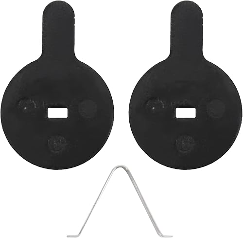 1 par de pastillas de freno de disco a prueba de golpes de resina semimetálica Juego de pastillas de freno de disco accesorio (LE-21R), banda de