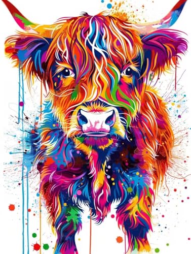 Diamond painting adulte animaux contre le stress avec kit de broderie complet 50x70cm pour débutant