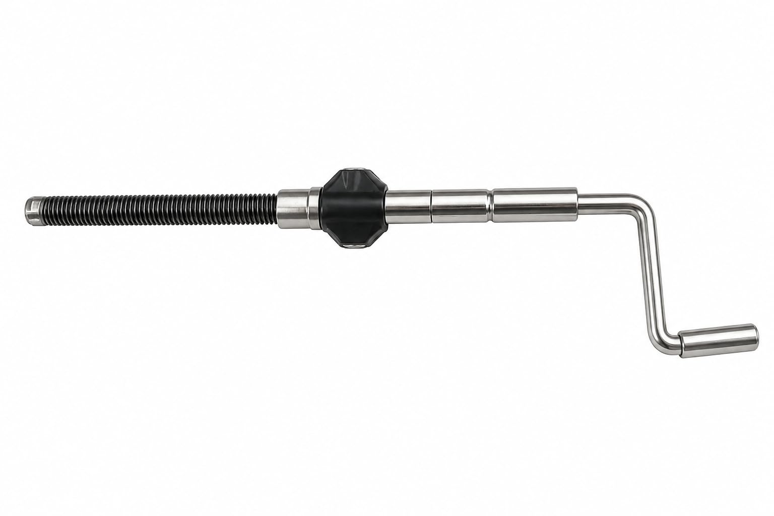P.M.P.S. PMPS Stainless Steel Finish Hospital Bed Crank Handle | Manual Bed Adjustment Handle with Folding Grip | Heavy Duty Spare Part-image-11
