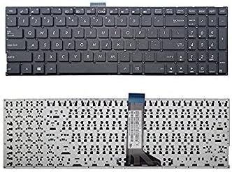 New US Black Laptop Keyboard (Without Frame) Replacement for Asus F555U F555UA F555UB F555UF F555UJ F555UQ R515MA