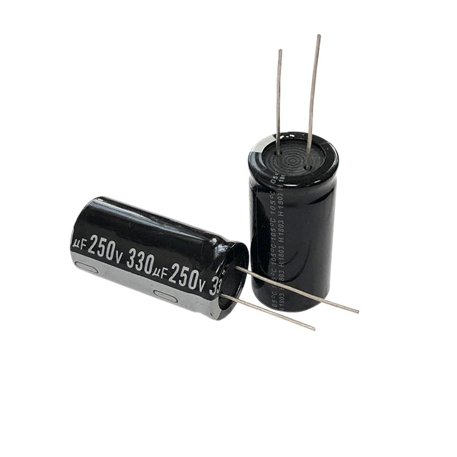 Amazon.com: BAISULI 250V330uf 18x35mm Aluminum electrolytic Capacitor 250v 330uf 330mf 330MFD 330uf250v 250v330mf 250wv 250vdc 330MFD 470uf 2.2uf ...