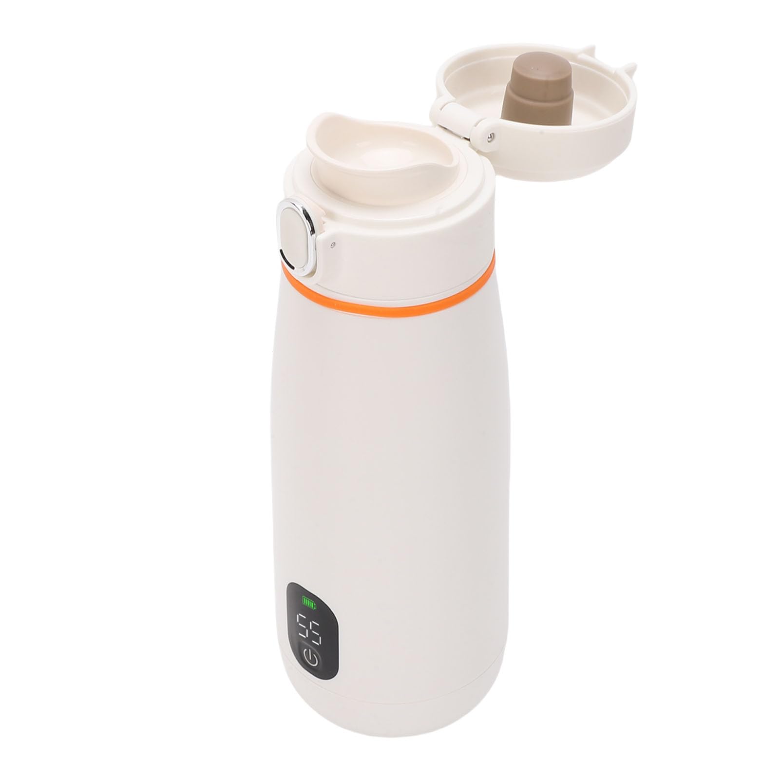 Chauffe Biberon Portable, 350ml Chauffe Biberon USB, Maintien au chaud (jusqu'à 24h), Tempérture Réglable 37°C a 55°C