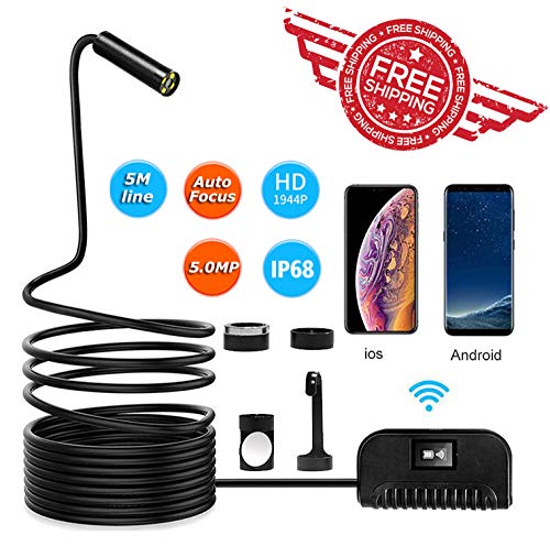 Cámara De Inspección WiFi De 5M Cámara De Serpiente