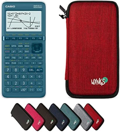Calcuso Savings Package: Casio Graph 25 E II + Wyngs Protective Case Pink + Extended Warranty from Calcuso