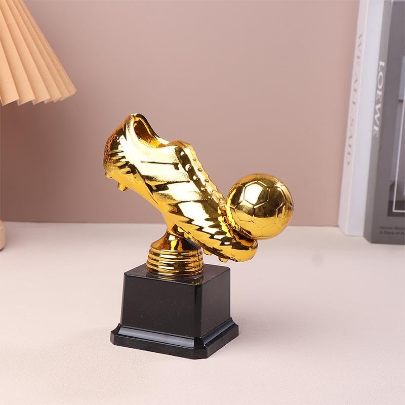 Gold Shoe Trophy - Perfect Trophy for Football Tournaments, Tournaments and Achievements, Metal