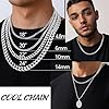 PROSTEEL Stainless Steel Chain 51cm 6mm Chunky Mens Necklace Steel Neck Chains #1