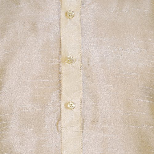 Image of Royal Kurta Men's Cotton Silk Plain Solid Long Only Kurta