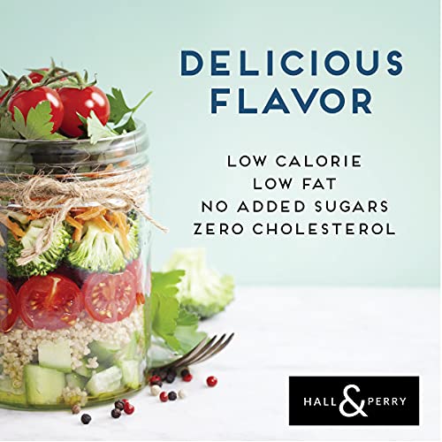 Hall & Perry Low Calorie, Low Fat, Keto Friendly Lite Salad Dressing - Ready To Serve Individual Pouches, 1 Oz Each (Variety, 10 Pack) #TOP2