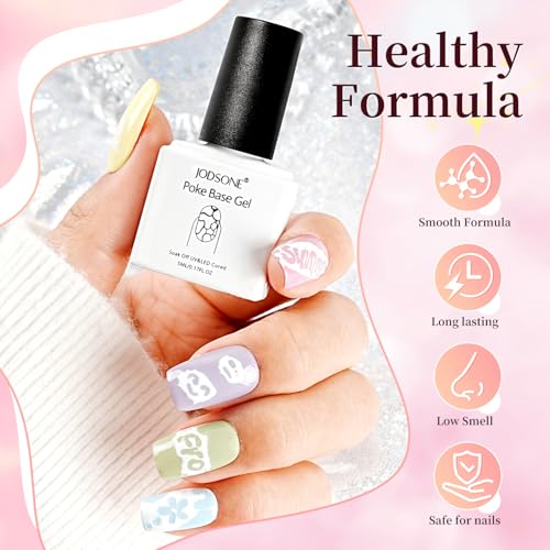 Set de Esmaltes Gel Poke 8 Colores con Base y Top Coat miniatura 6